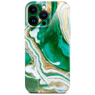 ONEFLOW Bliss Cover iPhone 16 Pro Max Marmor Muster – Emerald Flow ONEFLOW Bliss Cover iPhone 16 Pro Max Marmor Muster – Emerald Flow