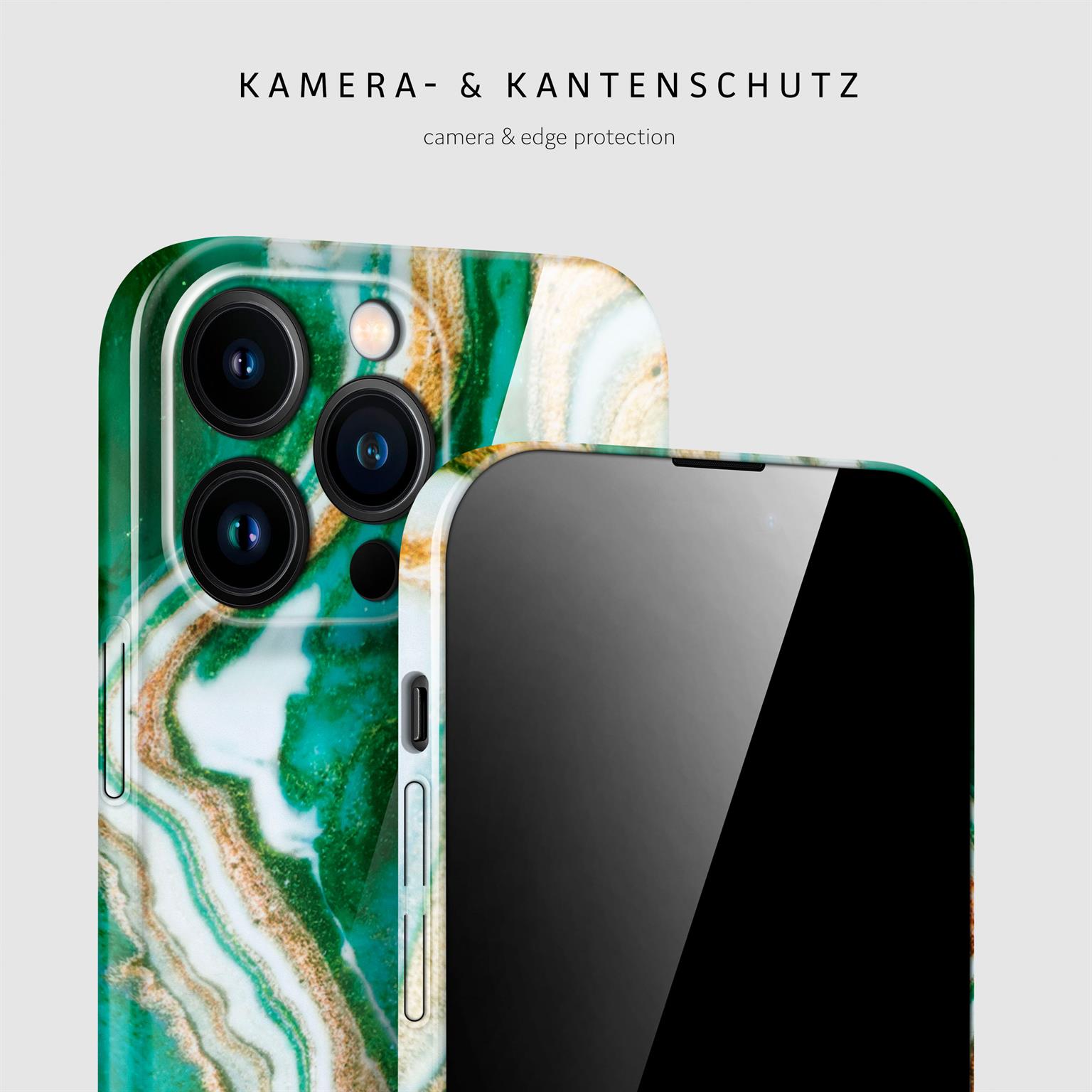ONEFLOW Bliss Cover iPhone 16 Pro Max Marmor Muster – Weiteres Produktbild 1