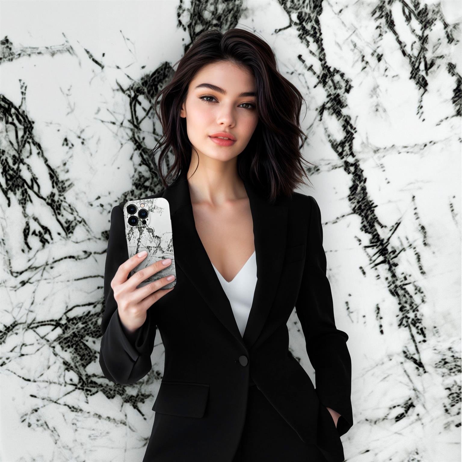 ONEFLOW Bliss Cover iPhone 16 Pro Max Marmor Muster – Weiteres Produktbild 3 ONEFLOW Bliss Cover iPhone 16 Pro Max Marmor Muster – Weiteres Produktbild 3