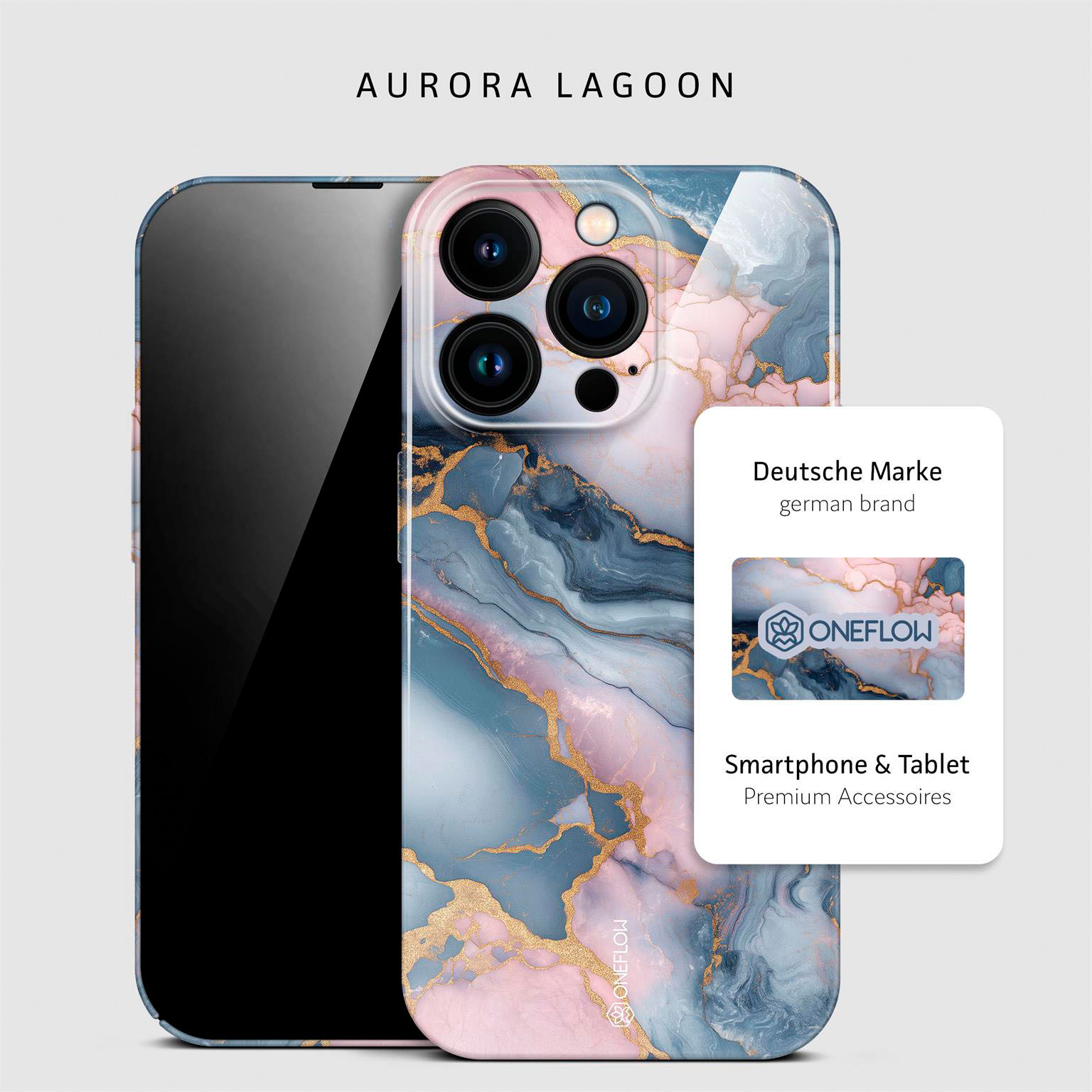 ONEFLOW Bliss Cover iPhone 16 Pro Marmor Muster – Weiteres Produktbild 3