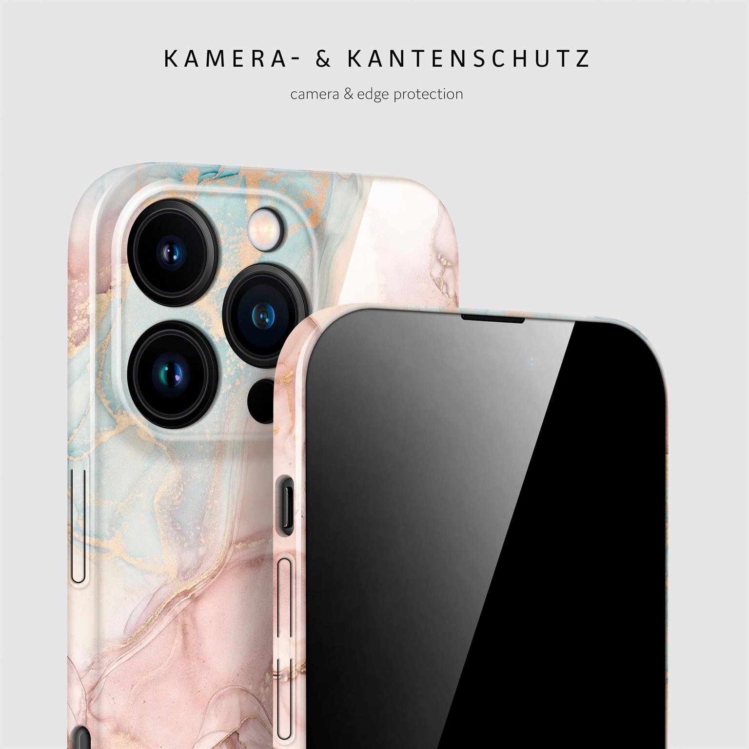 ONEFLOW Bliss Cover iPhone 16 Pro Marmor Muster – Weiteres Produktbild 1