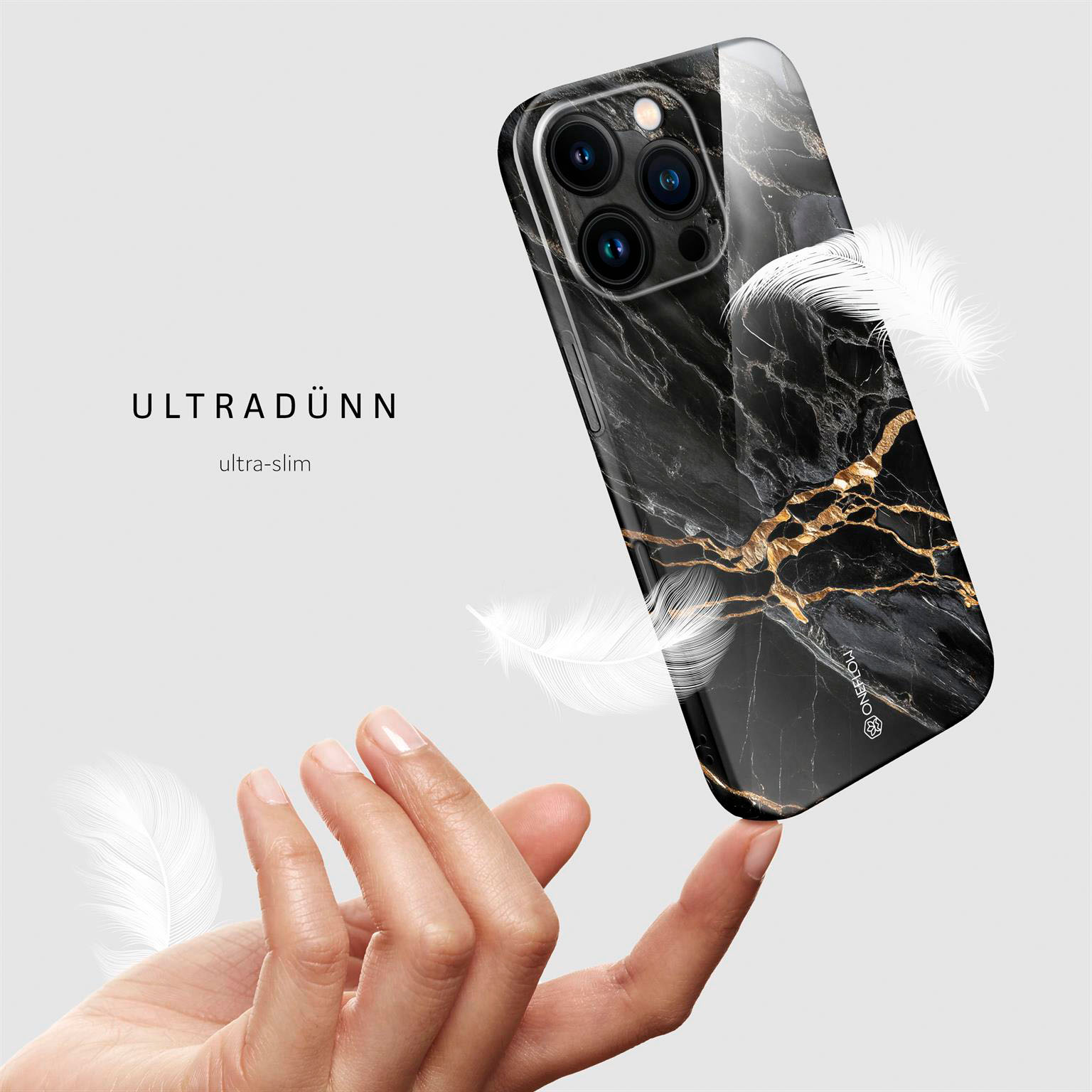 ONEFLOW Bliss Cover iPhone 16 Pro Marmor Muster – Weiteres Produktbild 4