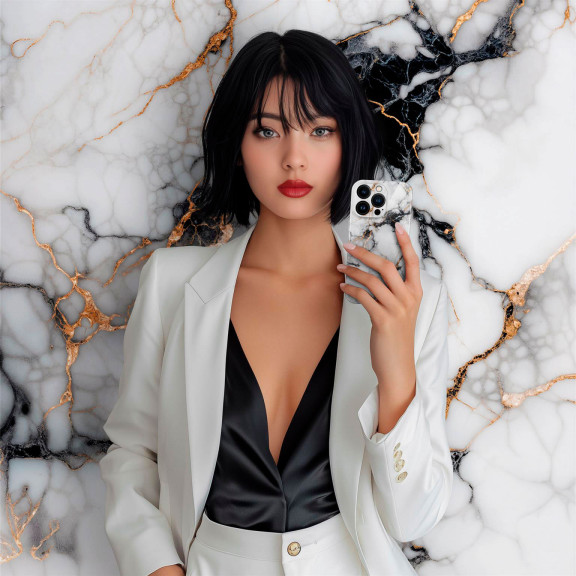 ONEFLOW Bliss Cover iPhone 16 Pro Marmor Muster – Weiteres Produktbild 3 ONEFLOW Bliss Cover iPhone 16 Pro Marmor Muster – Weiteres Produktbild 3