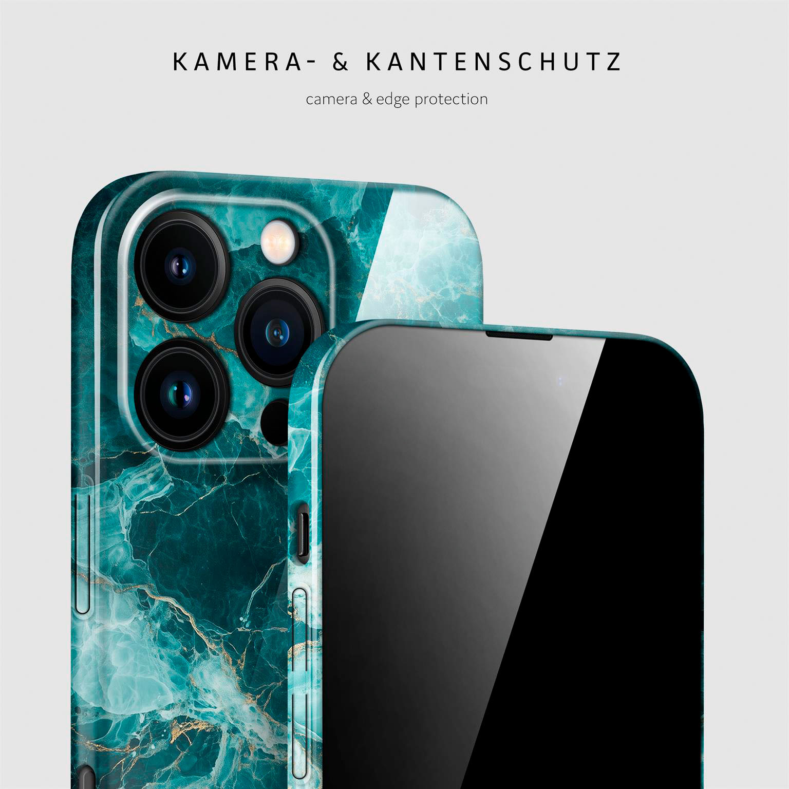 ONEFLOW Bliss Cover iPhone 16 Pro Marmor Muster – Weiteres Produktbild 1