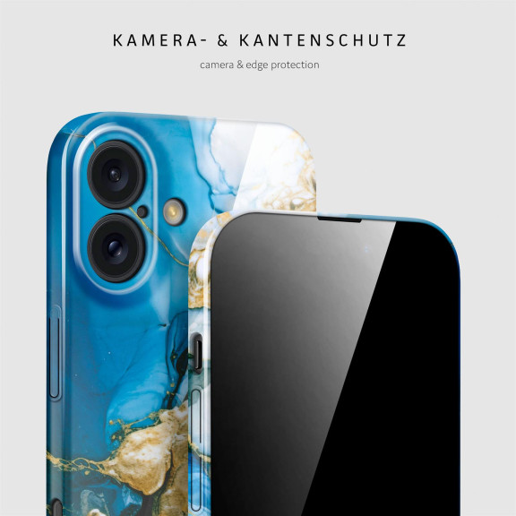 ONEFLOW Bliss Cover iPhone 16 Marmor Muster – Weiteres Produktbild 2