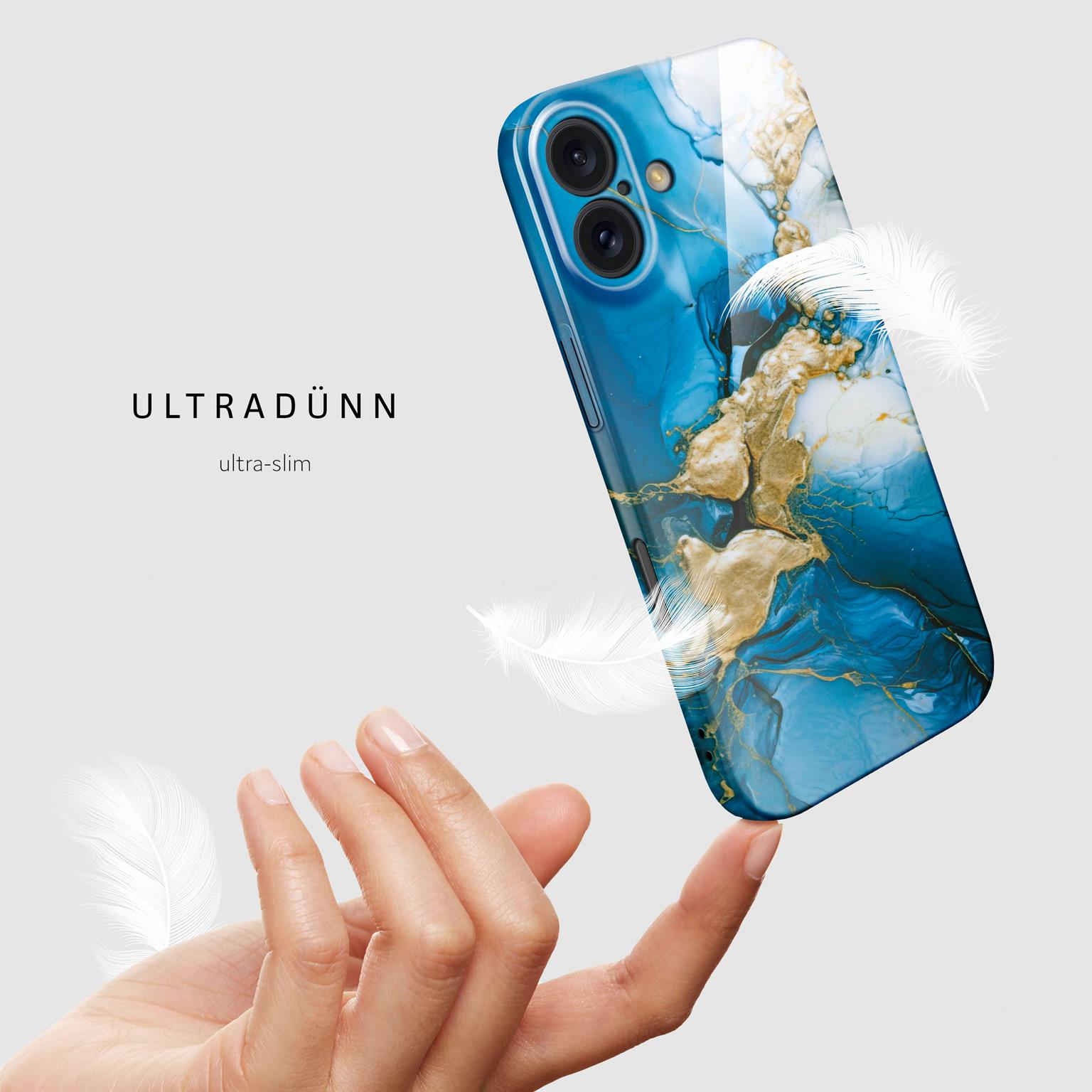 ONEFLOW Bliss Cover iPhone 16 Marmor Muster – Weiteres Produktbild 5 ONEFLOW Bliss Cover iPhone 16 Marmor Muster – Weiteres Produktbild 5