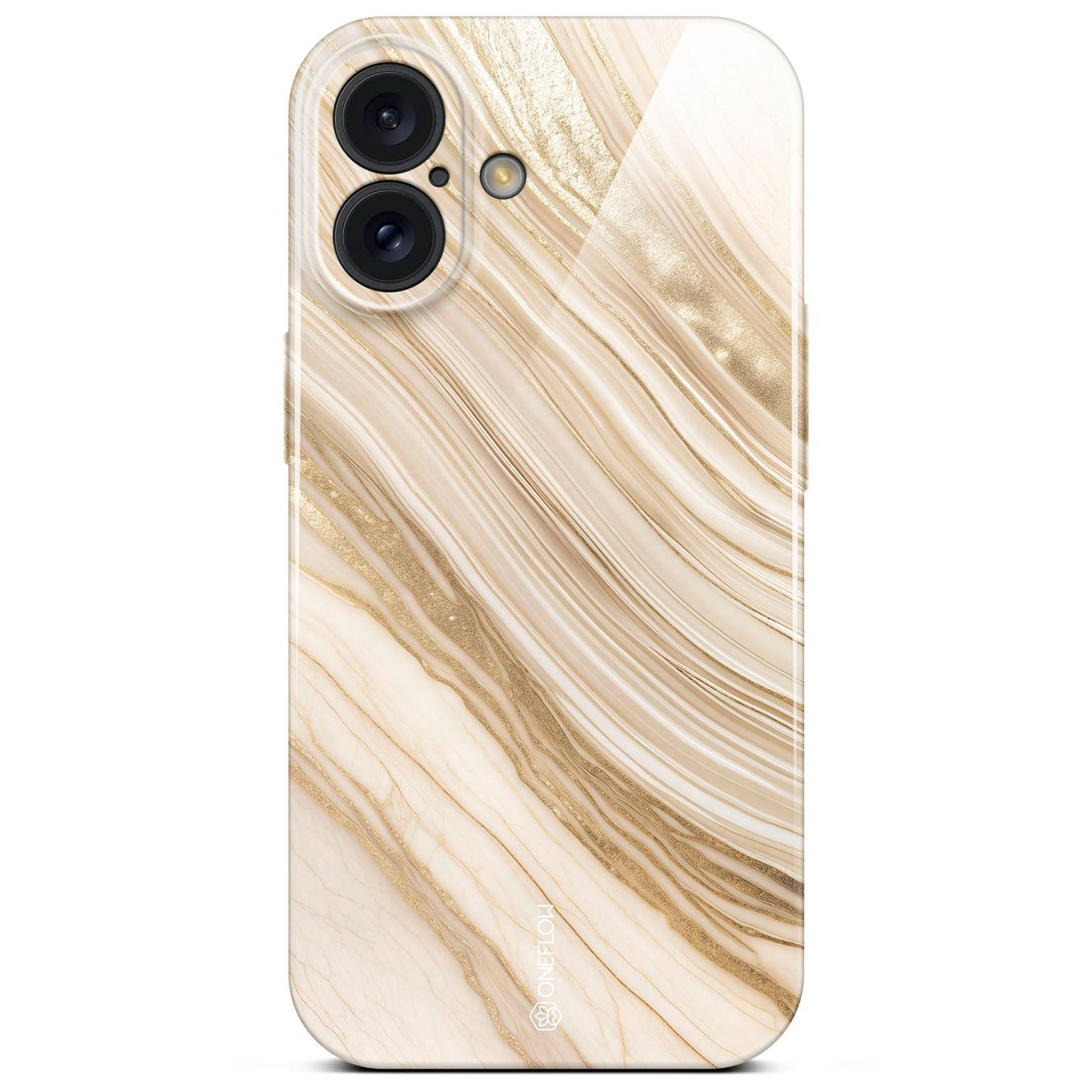 ONEFLOW Bliss Cover iPhone 16 Marmor Muster Hauptbild