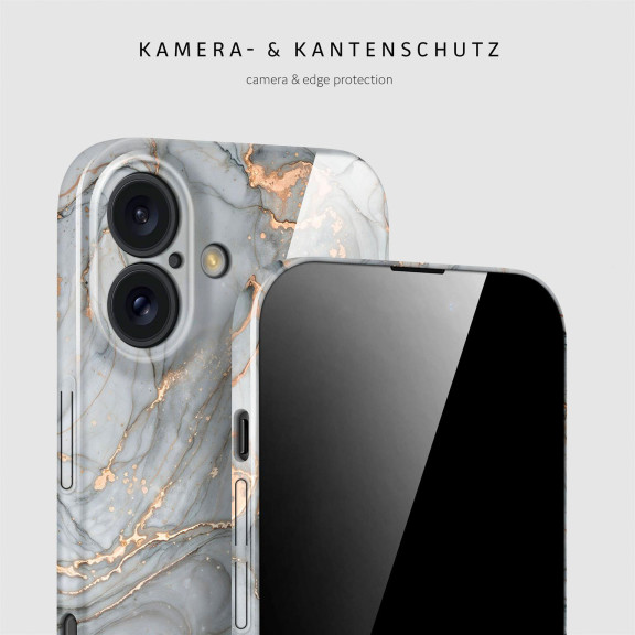 ONEFLOW Bliss Cover iPhone 16 Marmor Muster – Weiteres Produktbild 2 ONEFLOW Bliss Cover iPhone 16 Marmor Muster – Weiteres Produktbild 2