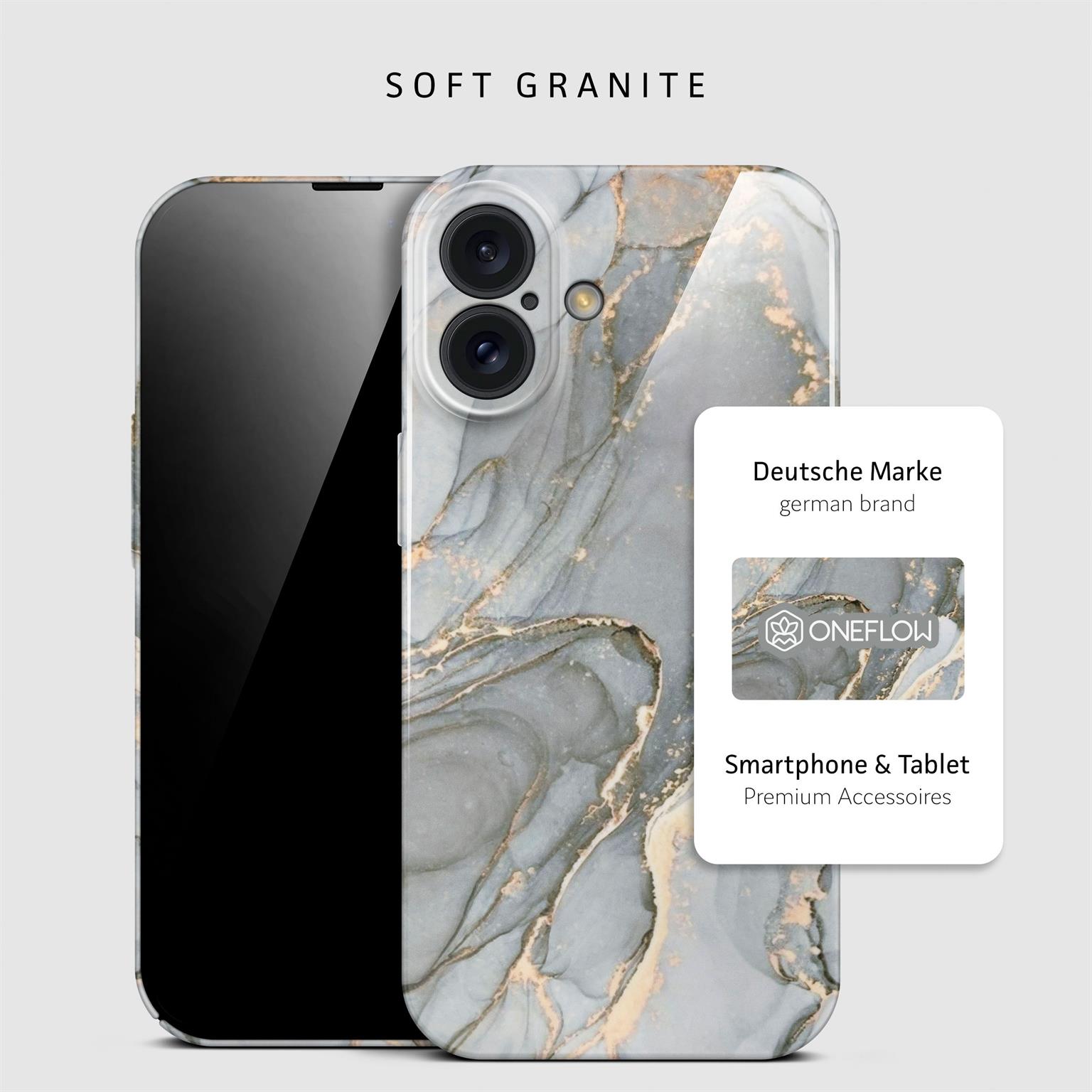 ONEFLOW Bliss Cover iPhone 16 Marmor Muster – Weiteres Produktbild 4 ONEFLOW Bliss Cover iPhone 16 Marmor Muster – Weiteres Produktbild 4