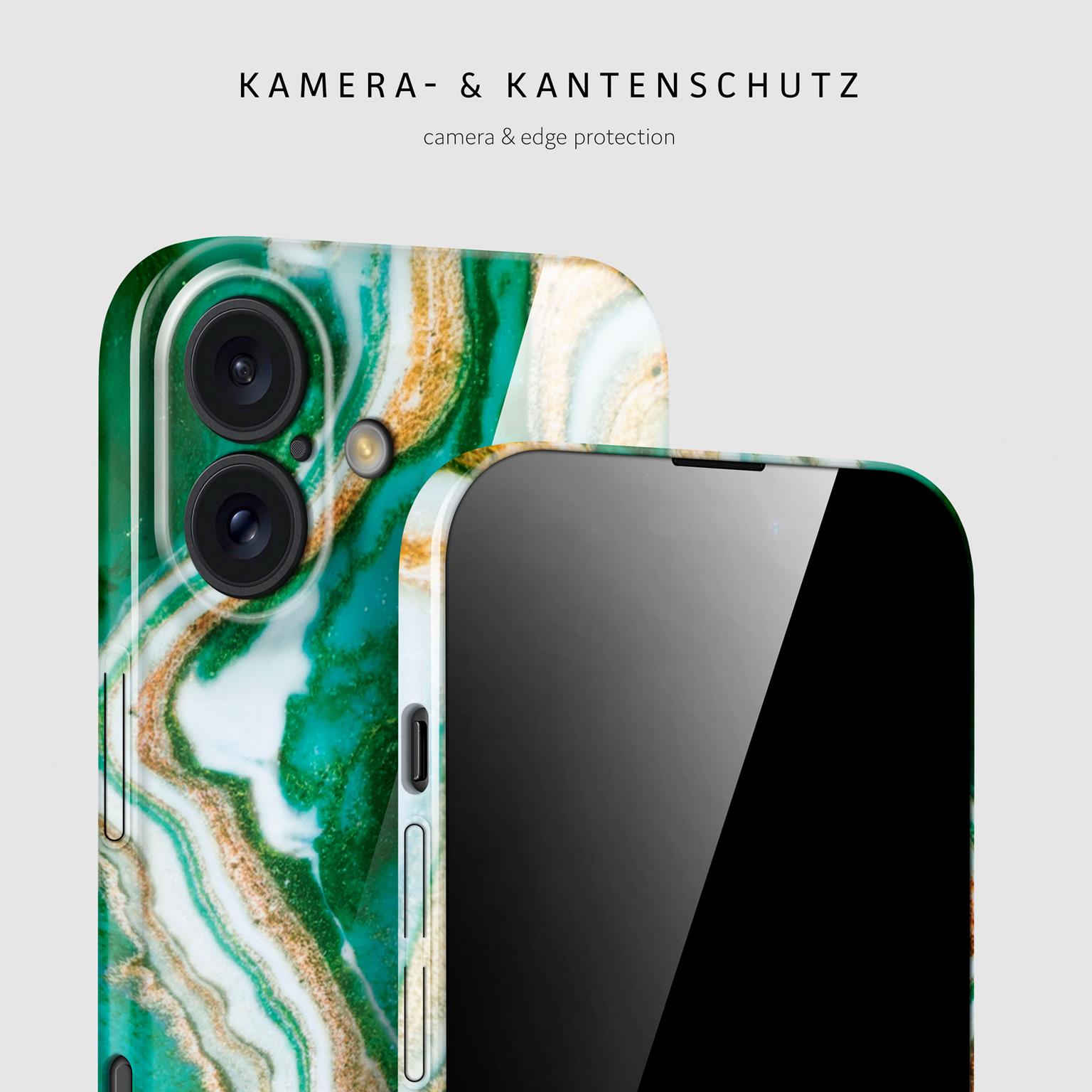 ONEFLOW Bliss Cover iPhone 16 Marmor Muster – Weiteres Produktbild 2 ONEFLOW Bliss Cover iPhone 16 Marmor Muster – Weiteres Produktbild 2