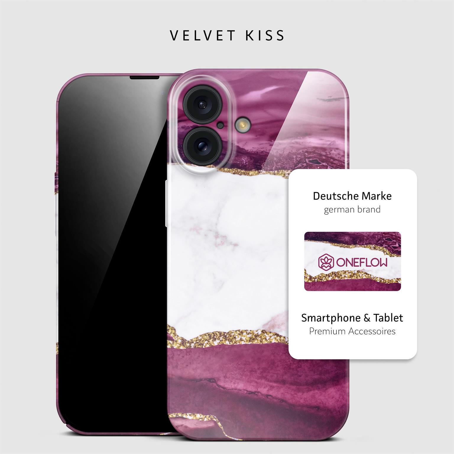 ONEFLOW Bliss Cover iPhone 16 Marmor Muster – Weiteres Produktbild 4 ONEFLOW Bliss Cover iPhone 16 Marmor Muster – Weiteres Produktbild 4