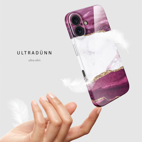 ONEFLOW Bliss Cover iPhone 16 Marmor Muster – Weiteres Produktbild 5