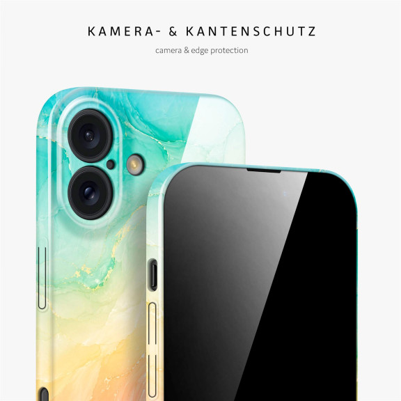 ONEFLOW Bliss Cover iPhone 16 Marmor Muster – Weiteres Produktbild 2