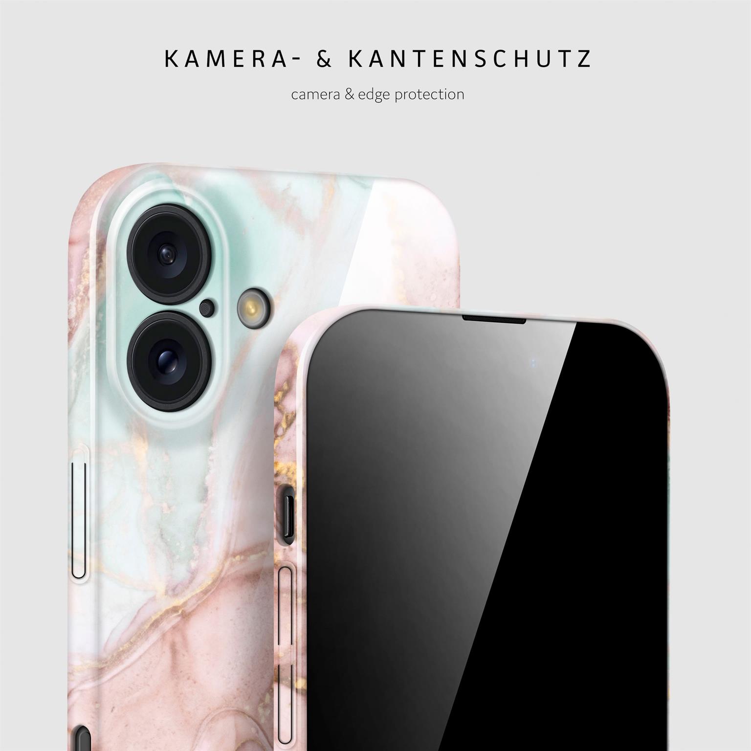 ONEFLOW Bliss Cover iPhone 16 Marmor Muster – Weiteres Produktbild 1