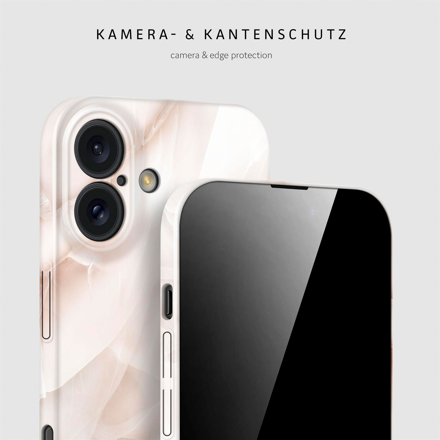 ONEFLOW Bliss Cover iPhone 16 Marmor Muster – Weiteres Produktbild 1