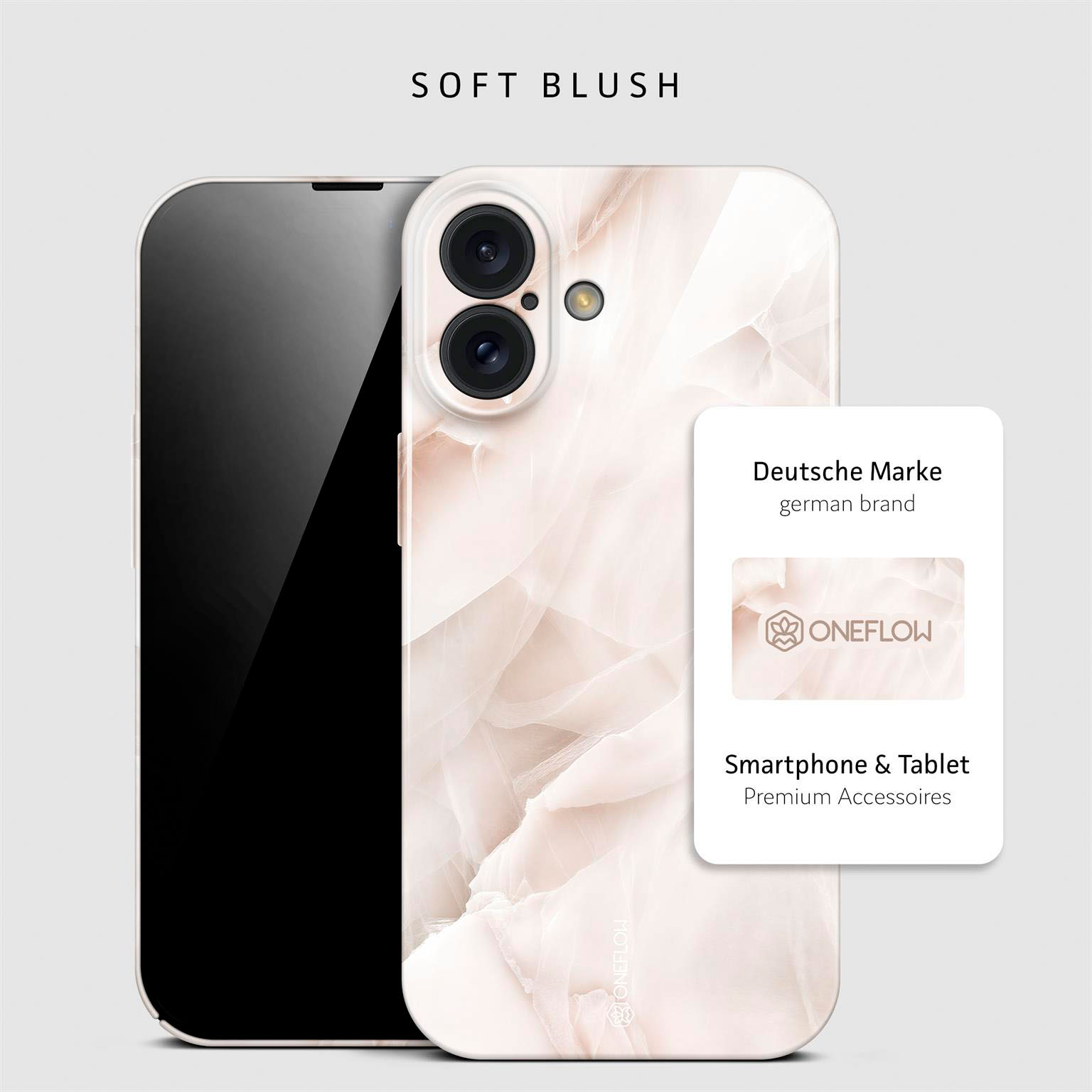 ONEFLOW Bliss Cover iPhone 16 Marmor Muster – Weiteres Produktbild 3