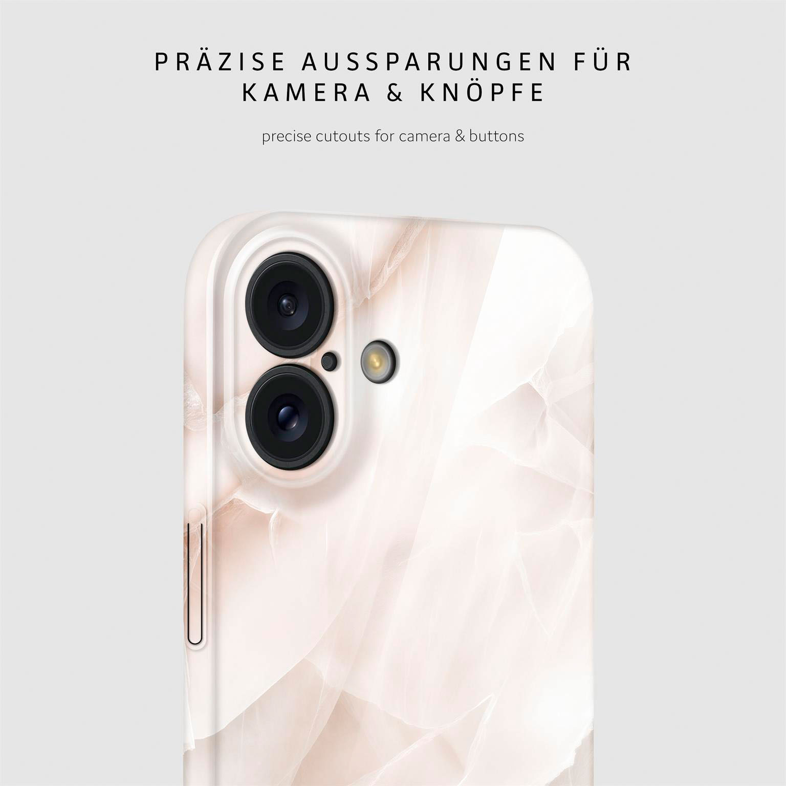 ONEFLOW Bliss Cover iPhone 16 Marmor Muster – Weiteres Produktbild 6