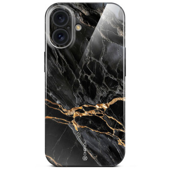 ONEFLOW Bliss Cover iPhone 16 Marmor Muster – Black Mirage ONEFLOW Bliss Cover iPhone 16 Marmor Muster – Black Mirage