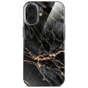 ONEFLOW Bliss Cover iPhone 16 Marmor Muster – Black Mirage ONEFLOW Bliss Cover iPhone 16 Marmor Muster – Black Mirage