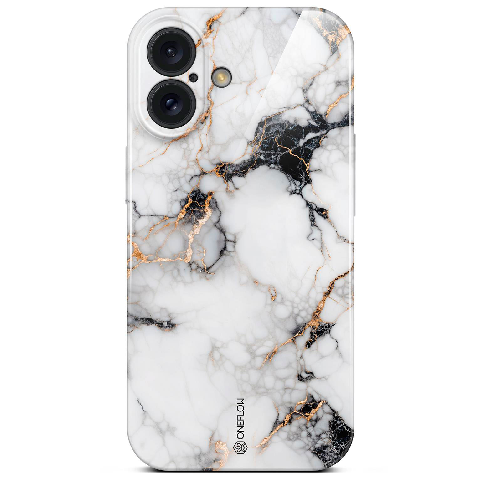 ONEFLOW Bliss Cover iPhone 16 Marmor Muster Hauptbild