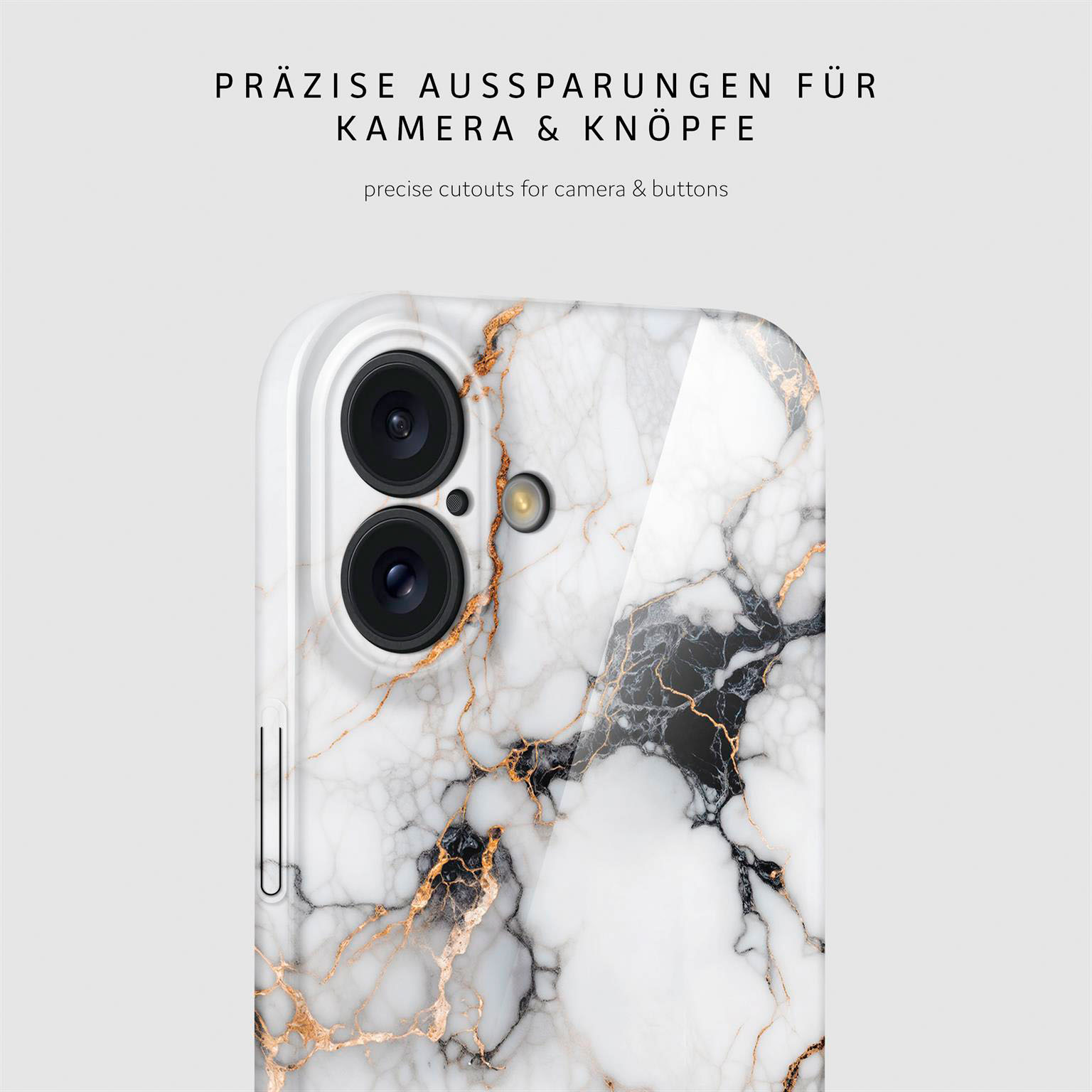 ONEFLOW Bliss Cover iPhone 16 Marmor Muster – Weiteres Produktbild 6