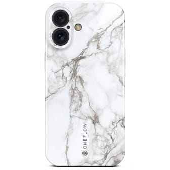 ONEFLOW Bliss Cover iPhone 16 Marmor Muster – Ivory Whisper ONEFLOW Bliss Cover iPhone 16 Marmor Muster – Ivory Whisper