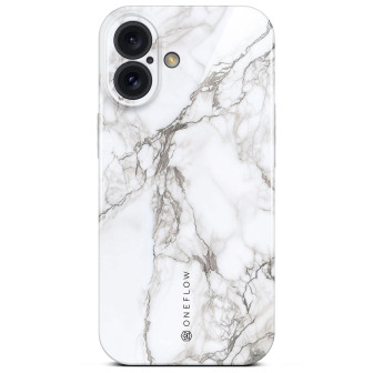 ONEFLOW Bliss Cover iPhone 16 Marmor Muster – Ivory Whisper ONEFLOW Bliss Cover iPhone 16 Marmor Muster – Ivory Whisper