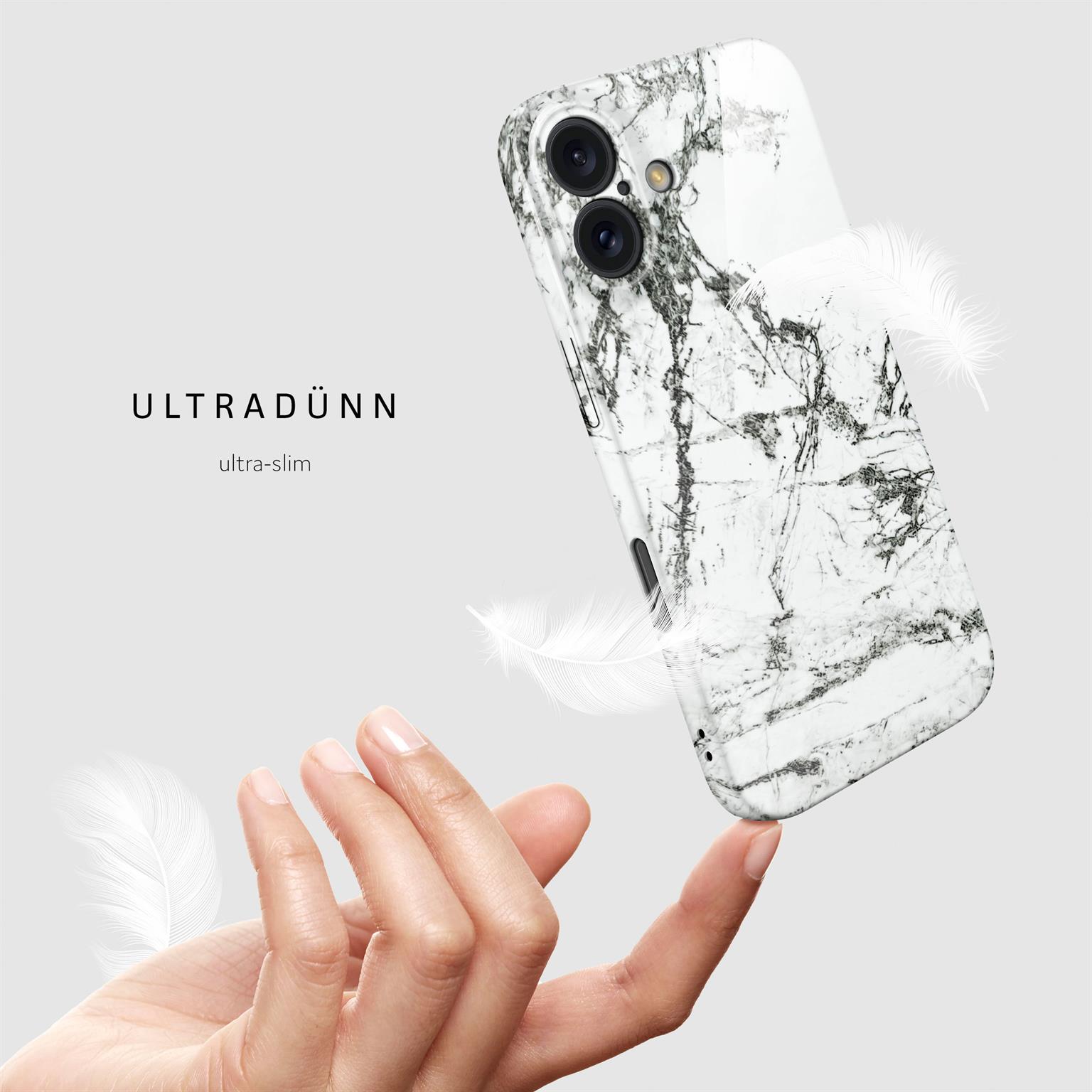 ONEFLOW Bliss Cover iPhone 16 Marmor Muster – Weiteres Produktbild 5 ONEFLOW Bliss Cover iPhone 16 Marmor Muster – Weiteres Produktbild 5