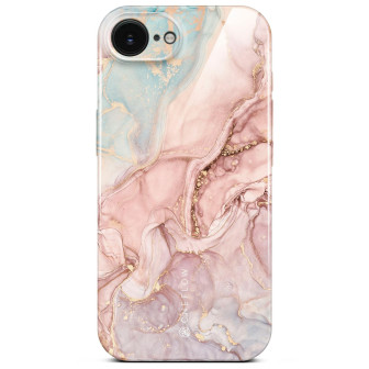 ONEFLOW Bliss Cover iPhone 16e Marmor Muster – Rose Serenity