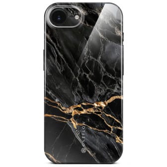 ONEFLOW Bliss Cover iPhone 16e Marmor Muster – Black Mirage ONEFLOW Bliss Cover iPhone 16e Marmor Muster – Black Mirage