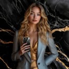 ONEFLOW Bliss Cover iPhone 16e Marmor Muster – Weiteres Produktbild 3