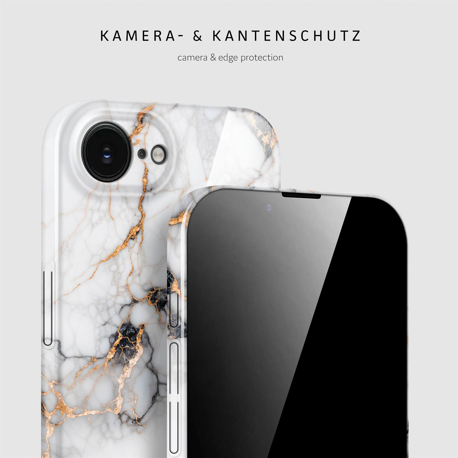 ONEFLOW Bliss Cover iPhone 16e Marmor Muster – Weiteres Produktbild 1