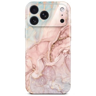 ONEFLOW Bliss Cover iPhone 17 Pro Marmor Muster – Rose Serenity ONEFLOW Bliss Cover iPhone 17 Pro Marmor Muster – Rose Serenity