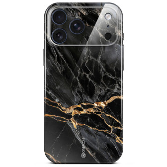 ONEFLOW Bliss Cover iPhone 17 Pro Marmor Muster – Black Mirage ONEFLOW Bliss Cover iPhone 17 Pro Marmor Muster – Black Mirage