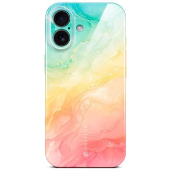 ONEFLOW ONEFLOW Bliss Cover iPhone 17 Marmor Muster – Tropic Sunrise