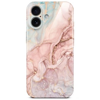ONEFLOW Bliss Cover iPhone 17 Marmor Muster – Rose Serenity ONEFLOW Bliss Cover iPhone 17 Marmor Muster – Rose Serenity