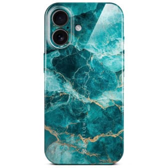 ONEFLOW Bliss Cover iPhone 17 Marmor Muster – Aqua Prism ONEFLOW Bliss Cover iPhone 17 Marmor Muster – Aqua Prism