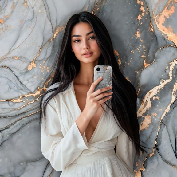 ONEFLOW Bliss Cover iPhone Air Marmor Muster – Weiteres Produktbild 3 ONEFLOW Bliss Cover iPhone Air Marmor Muster – Weiteres Produktbild 3