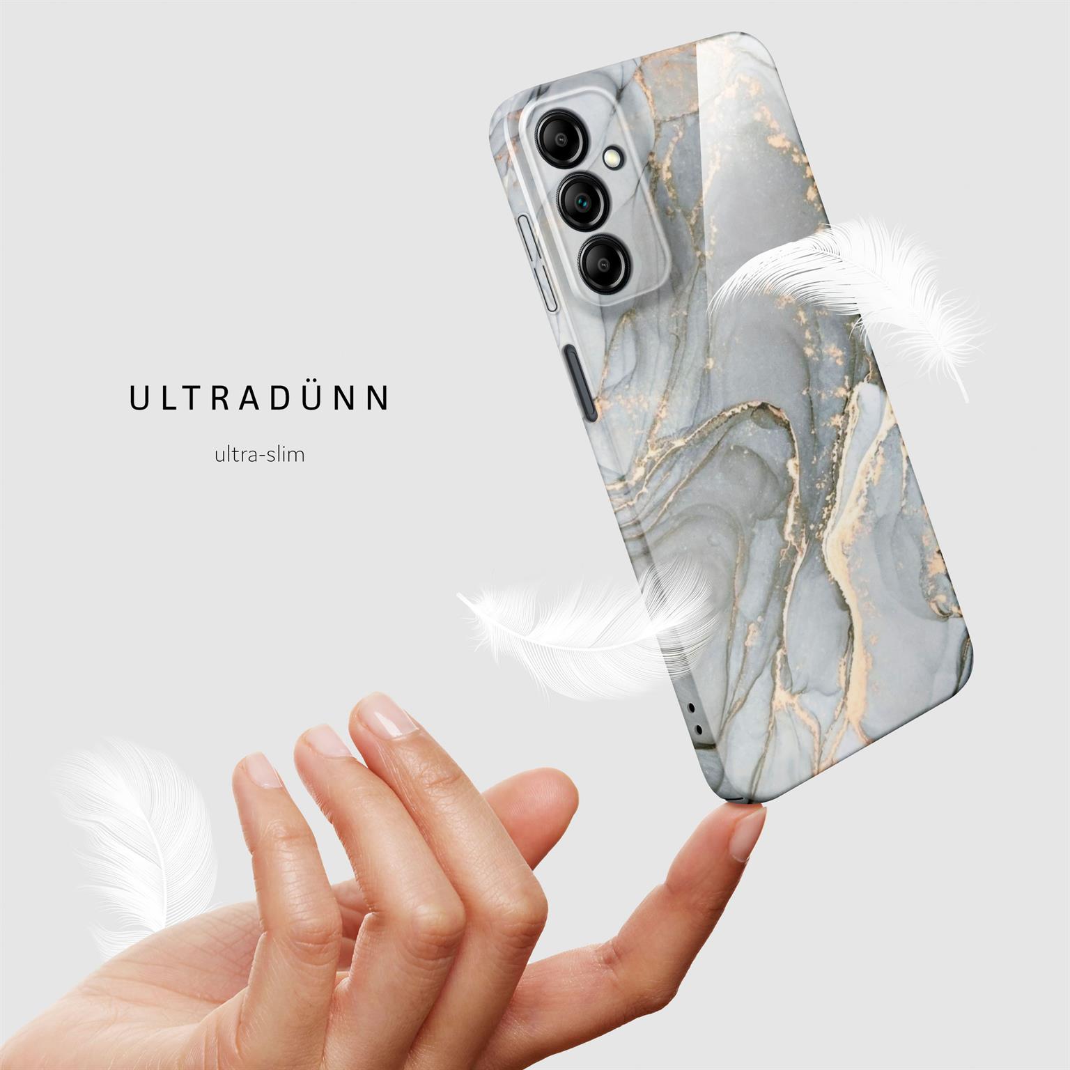 ONEFLOW Bliss Cover Samsung Galaxy A14 (4G) Marmor Muster – Weiteres Produktbild 4