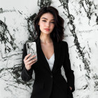 ONEFLOW Bliss Cover Samsung Galaxy A14 (4G) Marmor Muster – Weiteres Produktbild 3