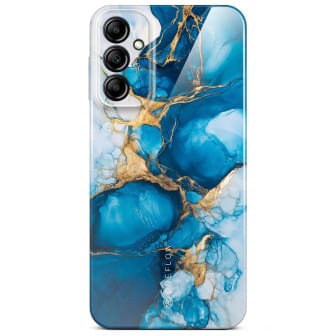 ONEFLOW Bliss Cover Samsung Galaxy A14 5G Marmor Muster – Sapphire Dream ONEFLOW Bliss Cover Samsung Galaxy A14 5G Marmor Muster – Sapphire Dream