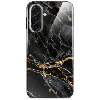 ONEFLOW Bliss Cover Samsung Galaxy A17 (4G) Marmor Muster – Black Mirage