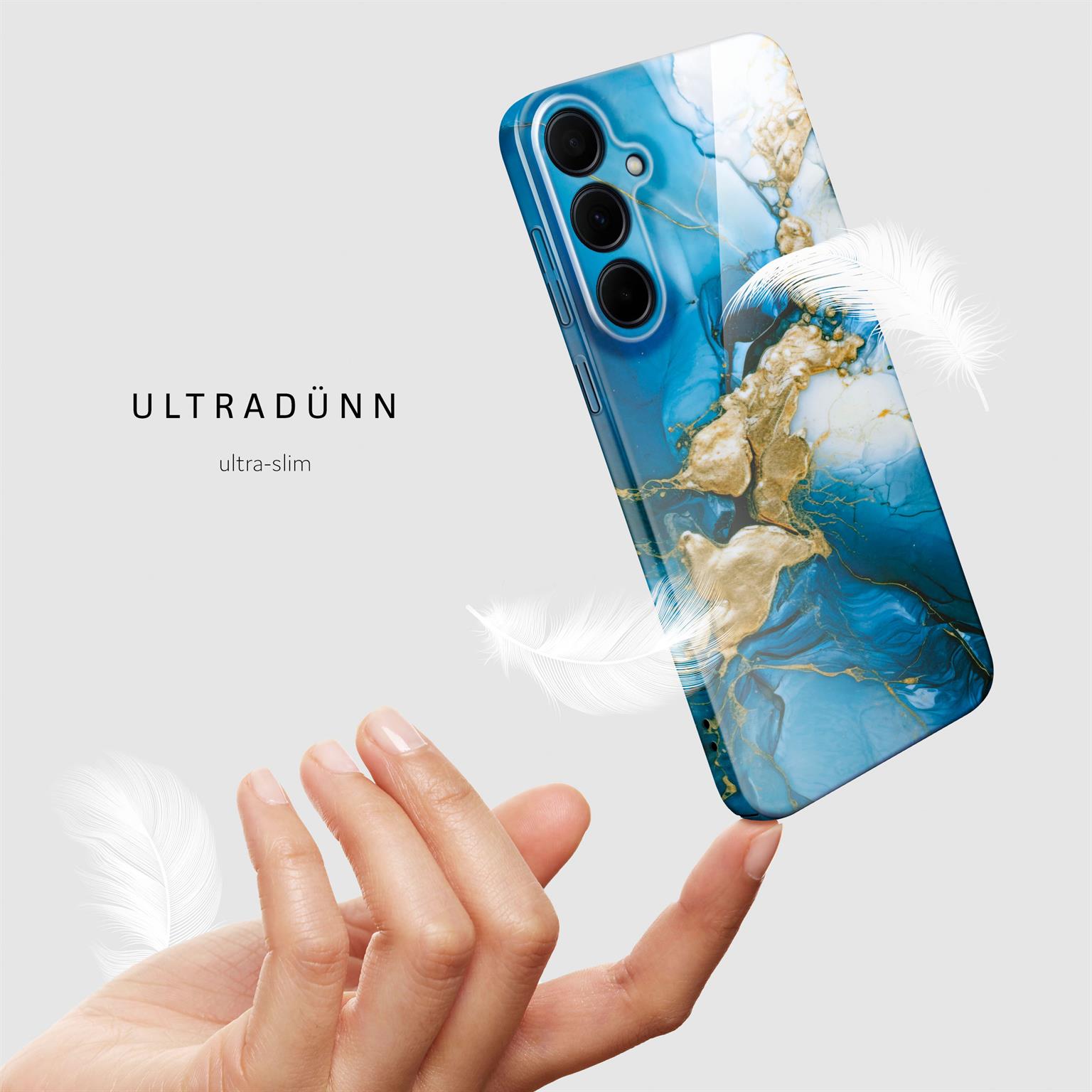 ONEFLOW Bliss Cover Samsung Galaxy A35 5G Marmor Muster – Weiteres Produktbild 4