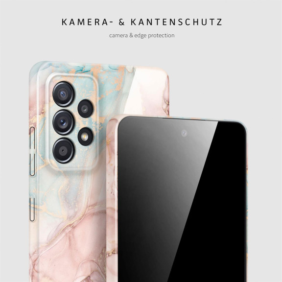 ONEFLOW Bliss Cover Samsung Galaxy A52 Marmor Muster – Weiteres Produktbild 2