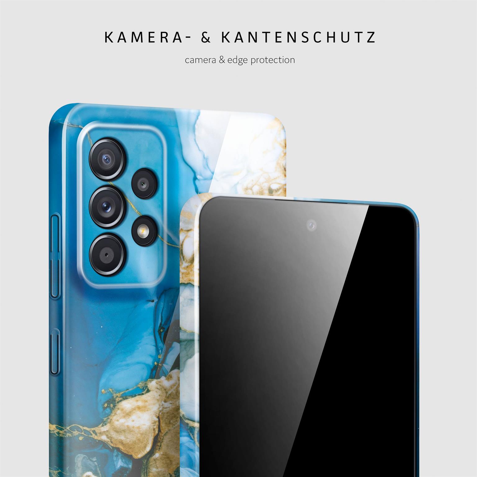 ONEFLOW Bliss Cover Samsung Galaxy A52s 5G Marmor Muster – Weiteres Produktbild 1