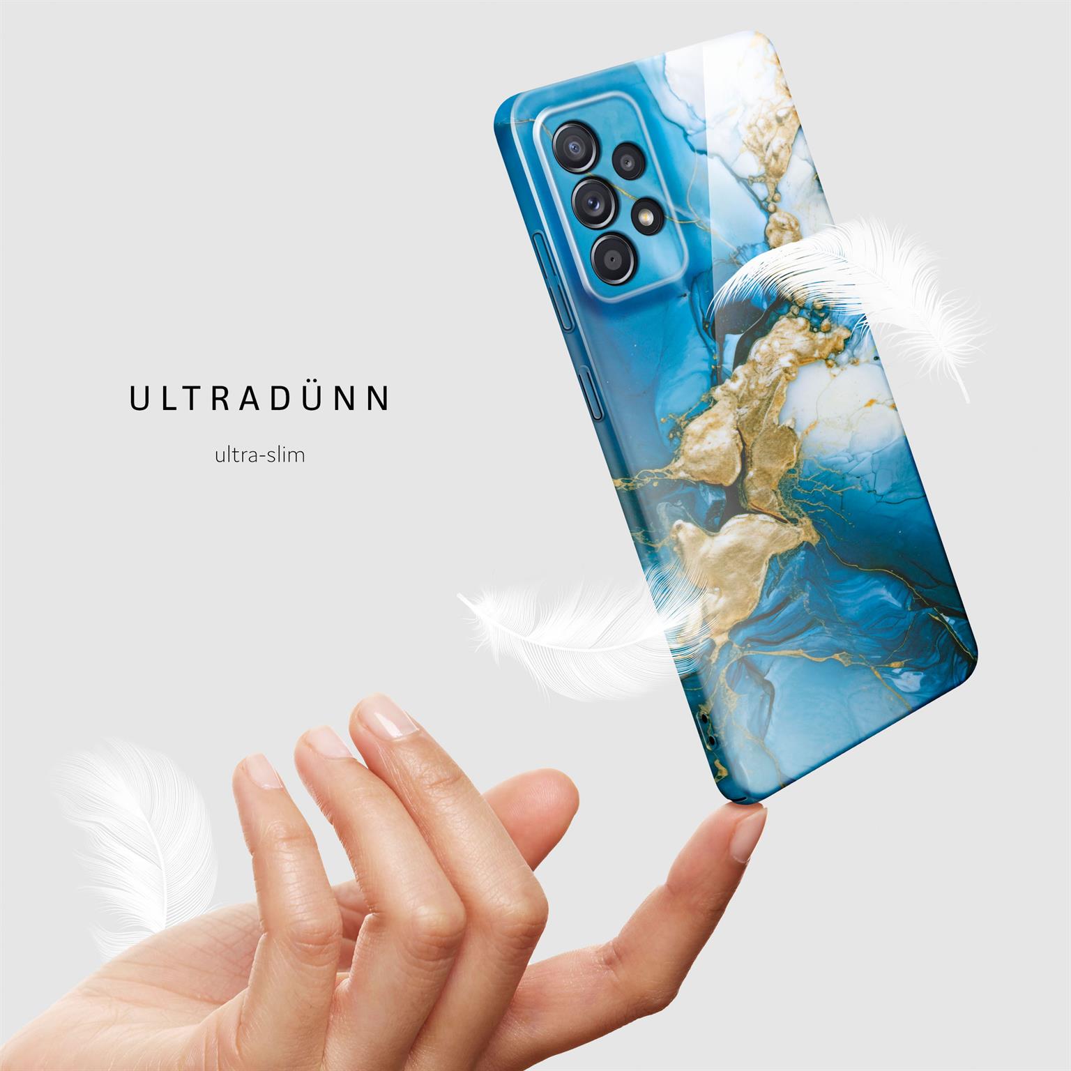 ONEFLOW Bliss Cover Samsung Galaxy A52s 5G Marmor Muster – Weiteres Produktbild 4