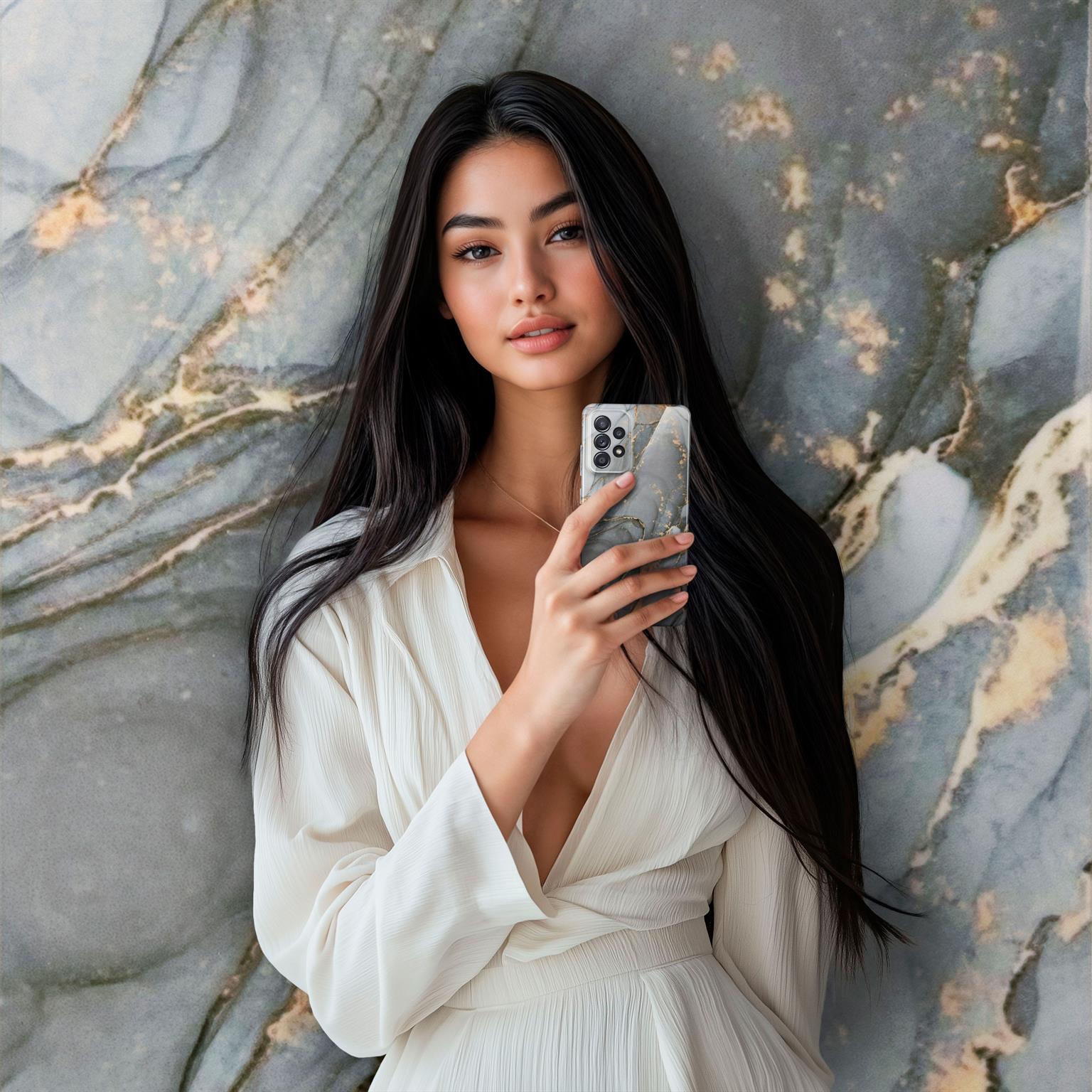 ONEFLOW Bliss Cover Samsung Galaxy A52s 5G Marmor Muster – Weiteres Produktbild 2
