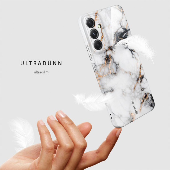 ONEFLOW Bliss Cover Samsung Galaxy A54 5G Marmor Muster – Weiteres Produktbild 5