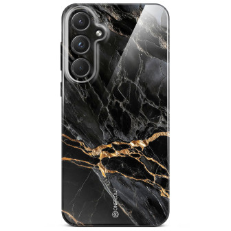 ONEFLOW ONEFLOW Bliss Cover Samsung Galaxy A55 5G Marmor Muster – Black Mirage
