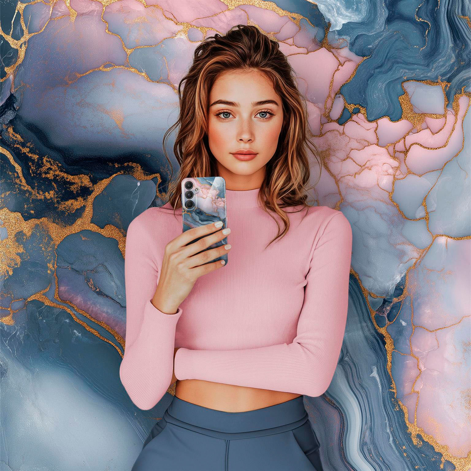 ONEFLOW Bliss Cover Samsung Galaxy S20 FE Marmor Muster – Weiteres Produktbild 3